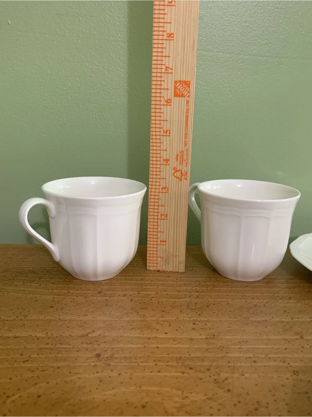 Mikasa Ultima + HK 400 Antique White, Set Of 2, Coffee, Tea Cups & Saucers